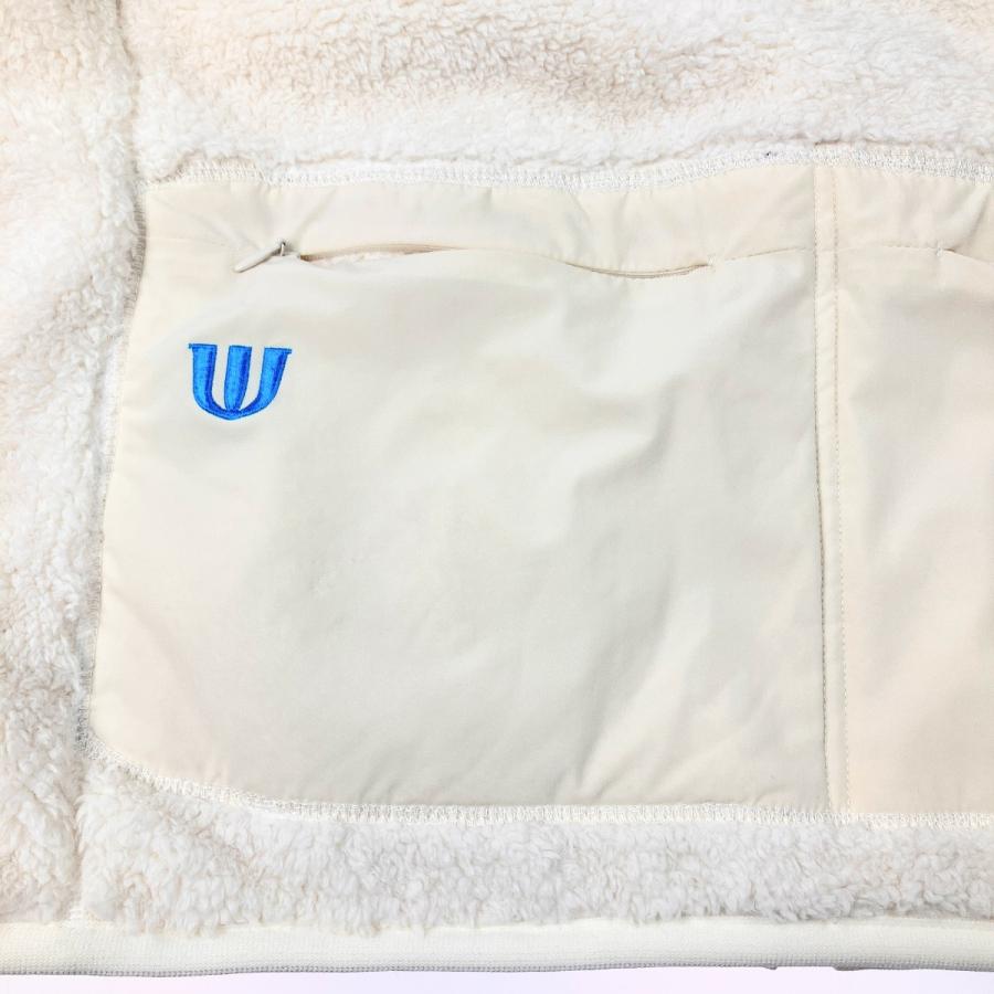 ▽▽ レディース ゴルフウェア M.U SPORTS フリース ホワイト サイズ