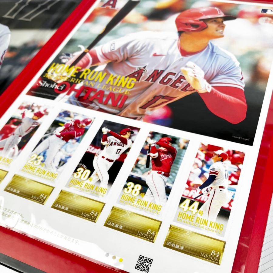 ▽▽ 大谷翔平 2023 アメリカンリーグ ホームラン王獲得記念 切手