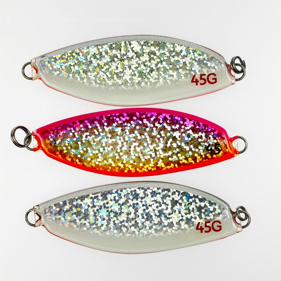 ▽▽ Lures Chemist ルアーズケミスト サーモンスプーン 45g 3枚セット