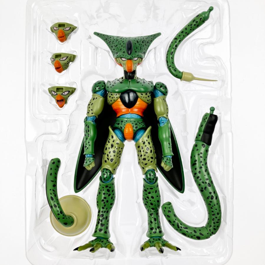 ▽▽ BANDAI バンダイ S.H.Figuarts ドラゴンボールZ セル 第一形態 やや傷や汚れありの画像
