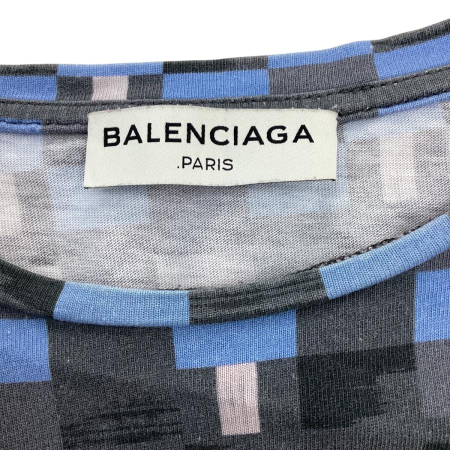 BALENCIAGA（バレンシアガ） メンズ Tシャツ SIZE S グレー×ブルー 