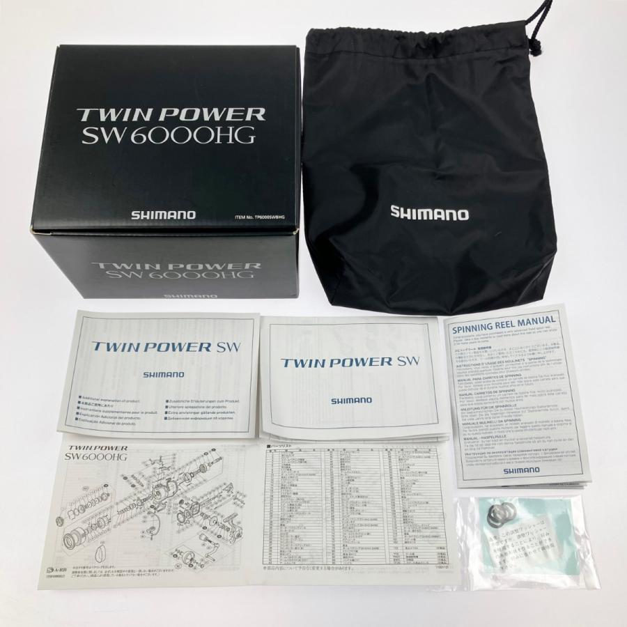 ▽▽ SHIMANO シマノ 15ツインパワーSW 6000HG 03318 目立った傷や汚れ  