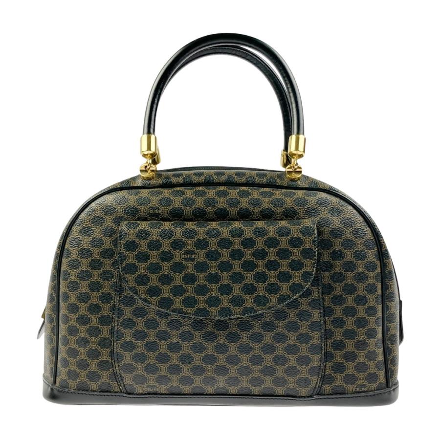 CELINE（セリーヌ） ▽▽ ハンドバッグ マカダム MC99/1 ブラウン