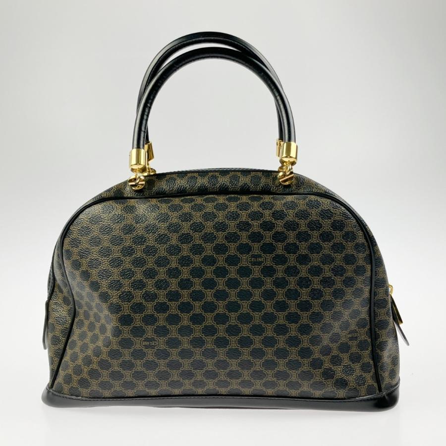 CELINE（セリーヌ） ▽▽ ハンドバッグ マカダム MC99/1 ブラウン