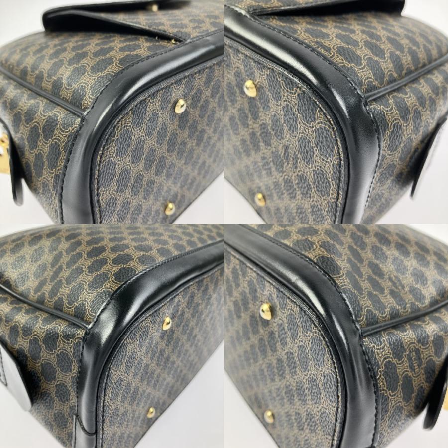 CELINE（セリーヌ） ▽▽ ハンドバッグ マカダム MC99/1 ブラウン