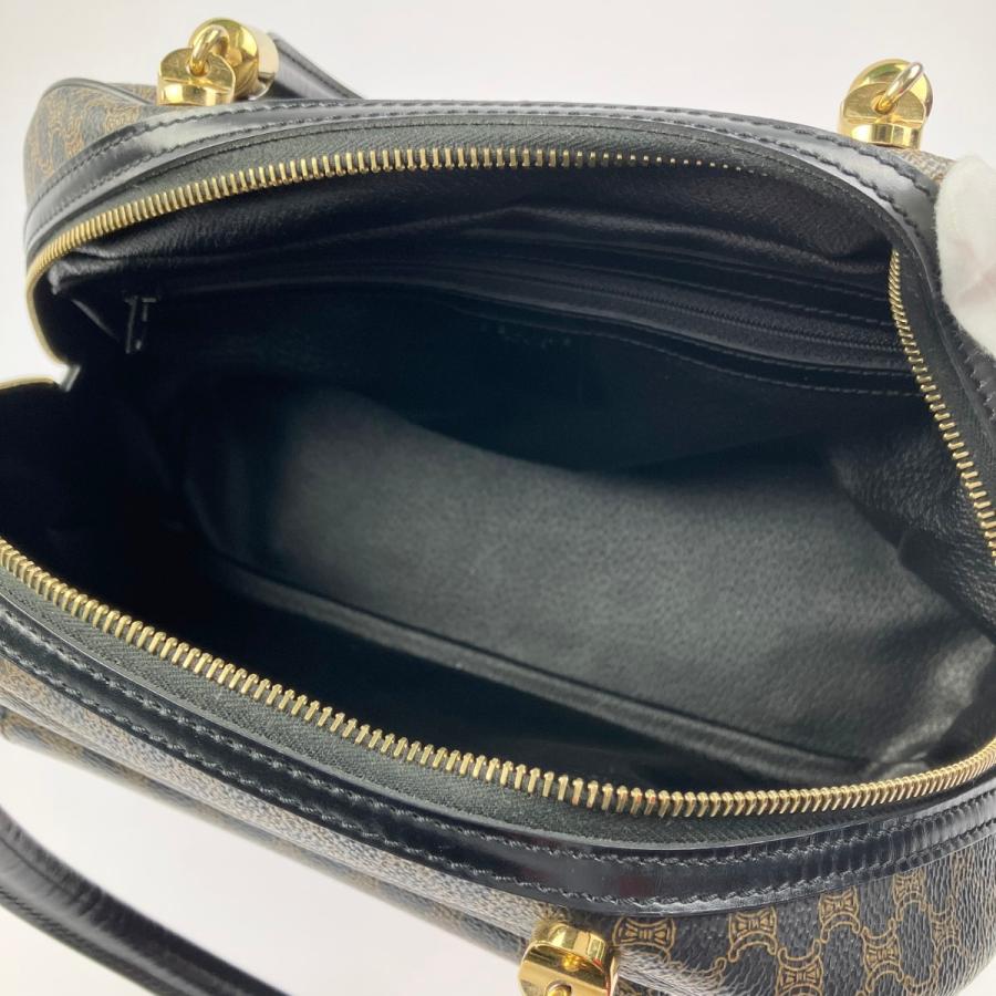 CELINE（セリーヌ） ▽▽ ハンドバッグ マカダム MC99/1 ブラウン