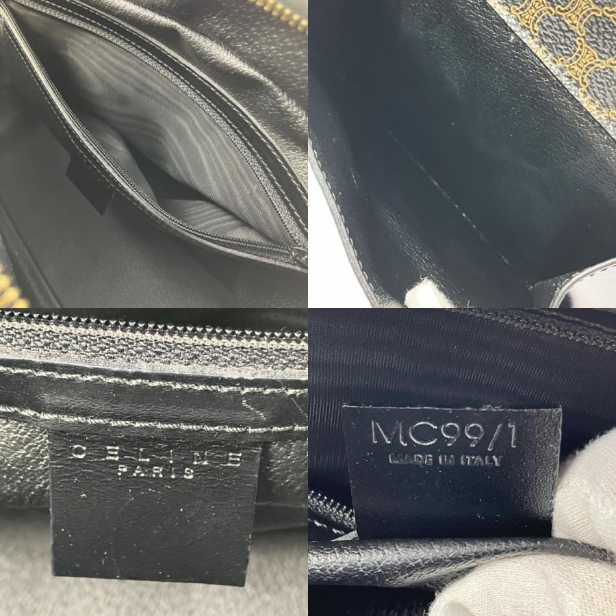 CELINE（セリーヌ） ▽▽ ハンドバッグ マカダム MC99/1 ブラウン