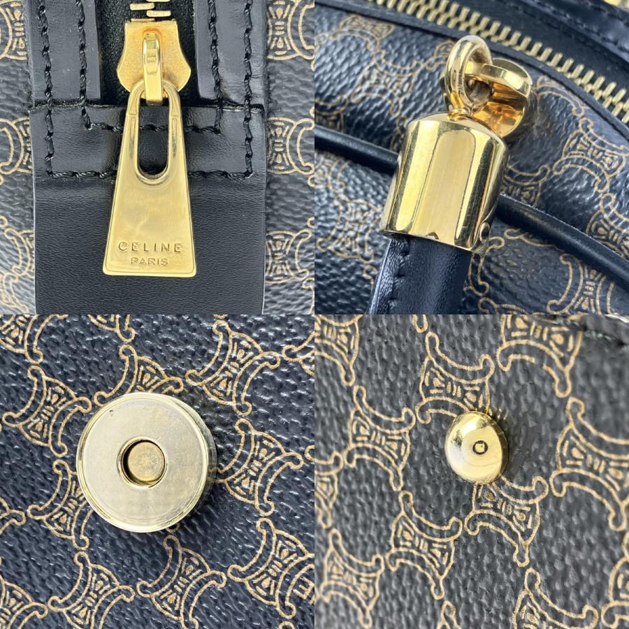 CELINE（セリーヌ） ▽▽ ハンドバッグ マカダム MC99/1 ブラウン