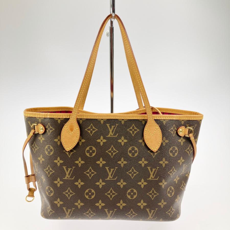 LOUIS VUITTON ルイヴィトン モノグラム ネヴァーフルPM M41245 ブラウン やや傷や汚れあり