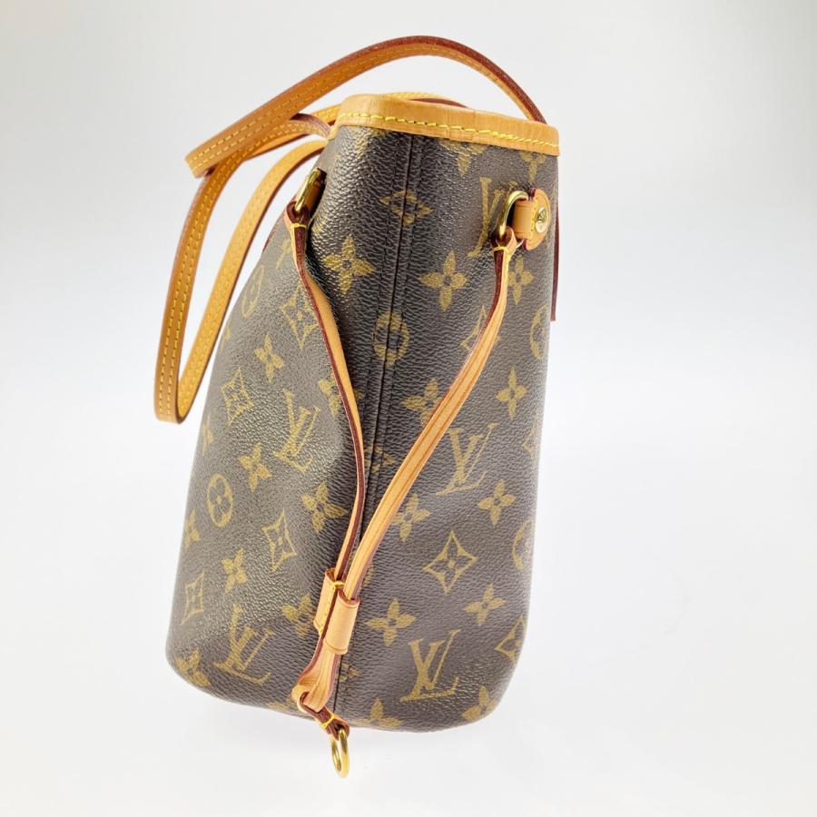 LOUIS VUITTON ルイヴィトン モノグラム ネヴァーフルPM M41245 ブラウン やや傷や汚れあり