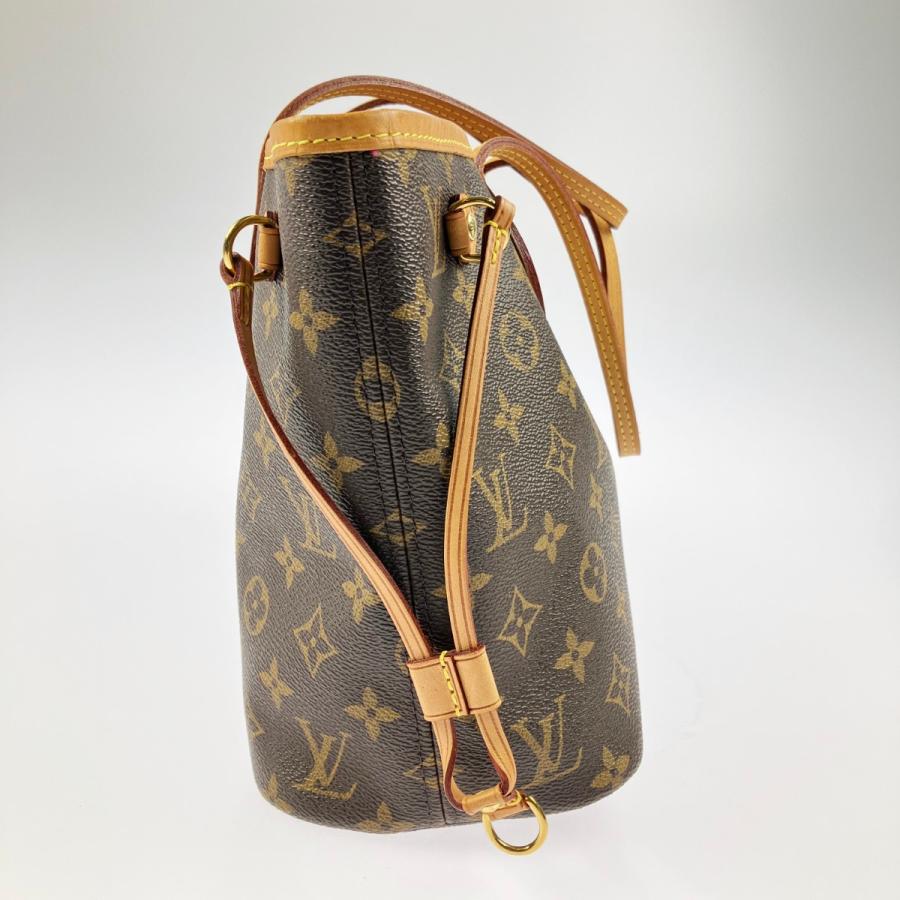 LOUIS VUITTON ルイヴィトン モノグラム ネヴァーフルPM M41245 ブラウン やや傷や汚れあり