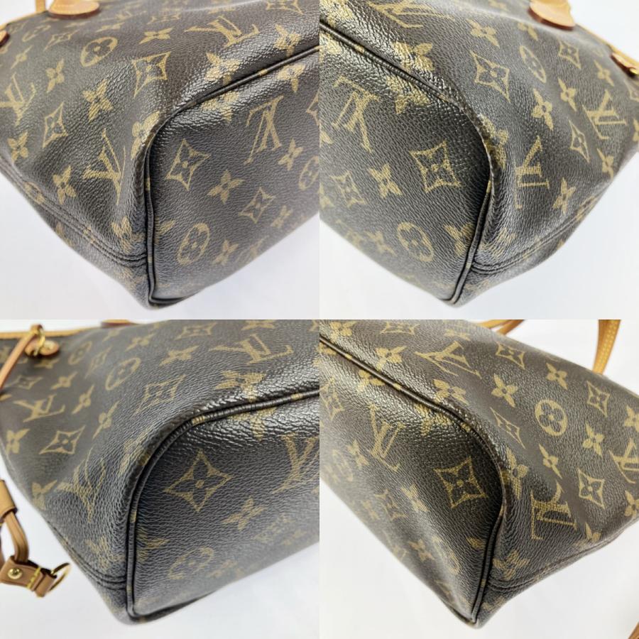LOUIS VUITTON ルイヴィトン モノグラム ネヴァーフルPM M41245 ブラウン やや傷や汚れあり