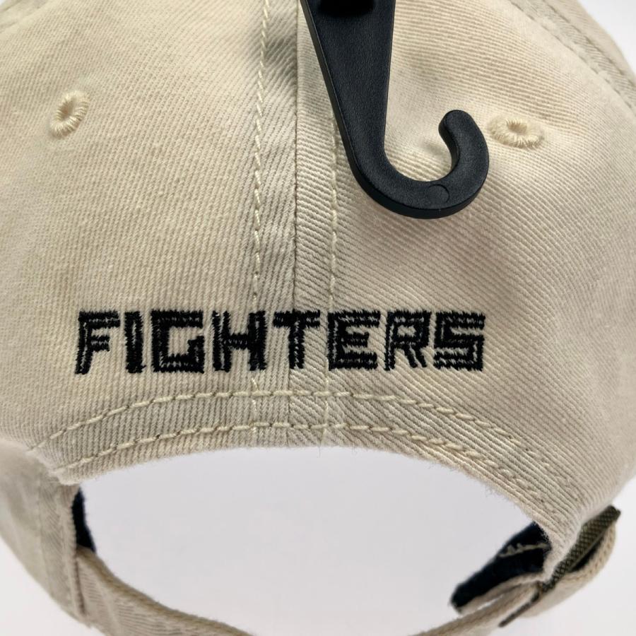 ファイターズ×シャウエッセン　キャップ　ベージュ Fighters x シャウエッセン パリッ‼ Stone Wash Cap Beige