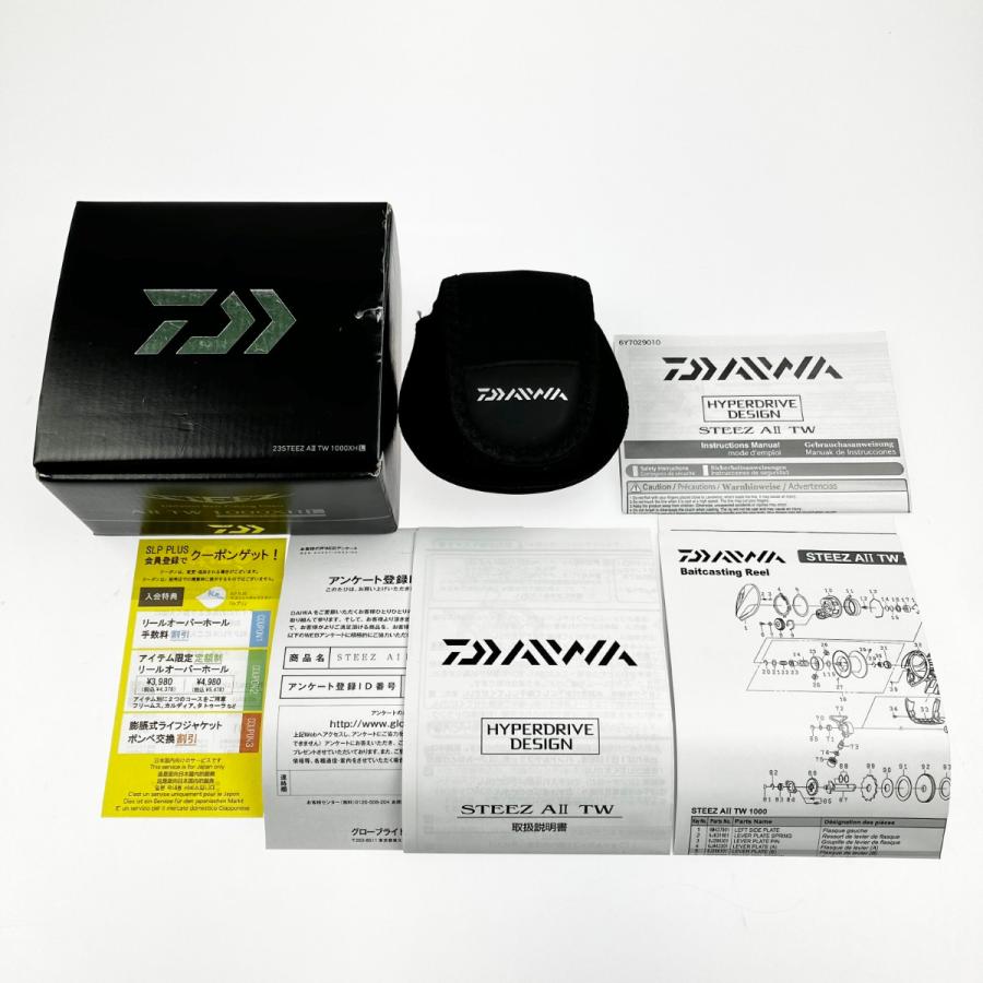 ▽▽ DAIWA ダイワ 23スティーズ A2 TW 1000XHL ハンドルノブカスタム