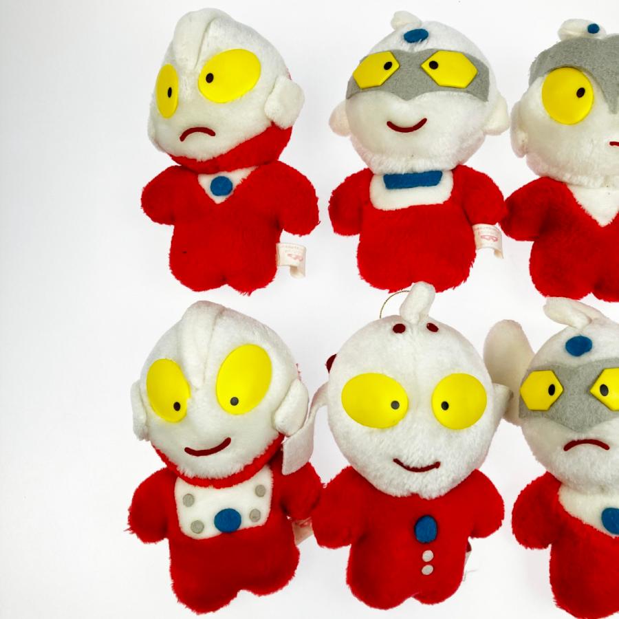 ウルトラマンぬいぐるみ 駄菓子屋のデッドストック品1988年日本製 ▽▽ BANPRESTO バンプレスト ウルトラマン3 ぬいぐるみ 10種