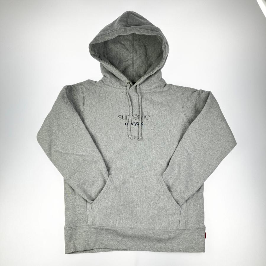 し*ぷ様 ★美品Supreme シュプリーム ビックロゴパーカー グレー フード Supreme ロゴ パーカー | グレー | FARFETCH JP