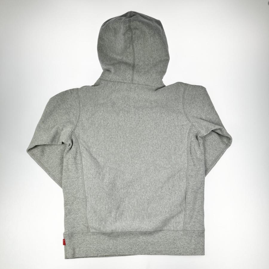 Supreme グレー パーカー バックプリント 美品 supreme 20AW バックプリントパーカー グレー Lサイズ