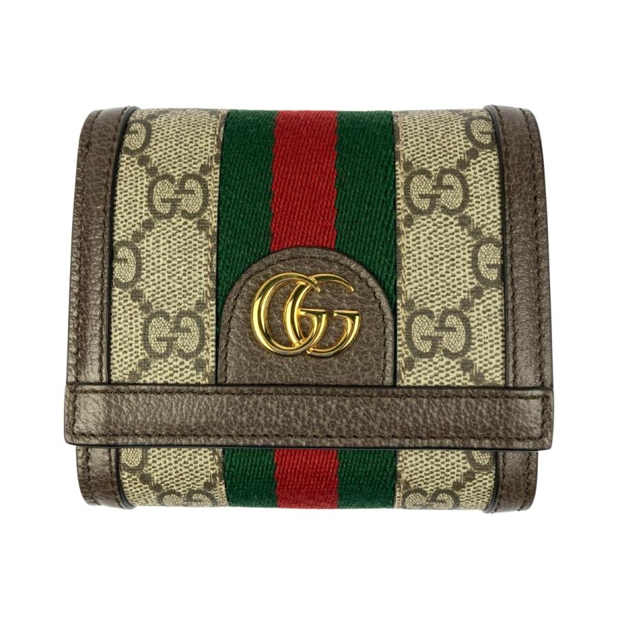 GUCCI（グッチ） ▽▽ GG オフィディア 2つ折り財布 598662 目立った傷