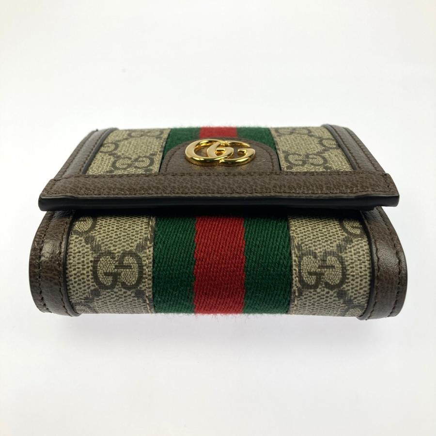 GUCCI（グッチ） ▽▽ GG オフィディア 2つ折り財布 598662 目立った傷 