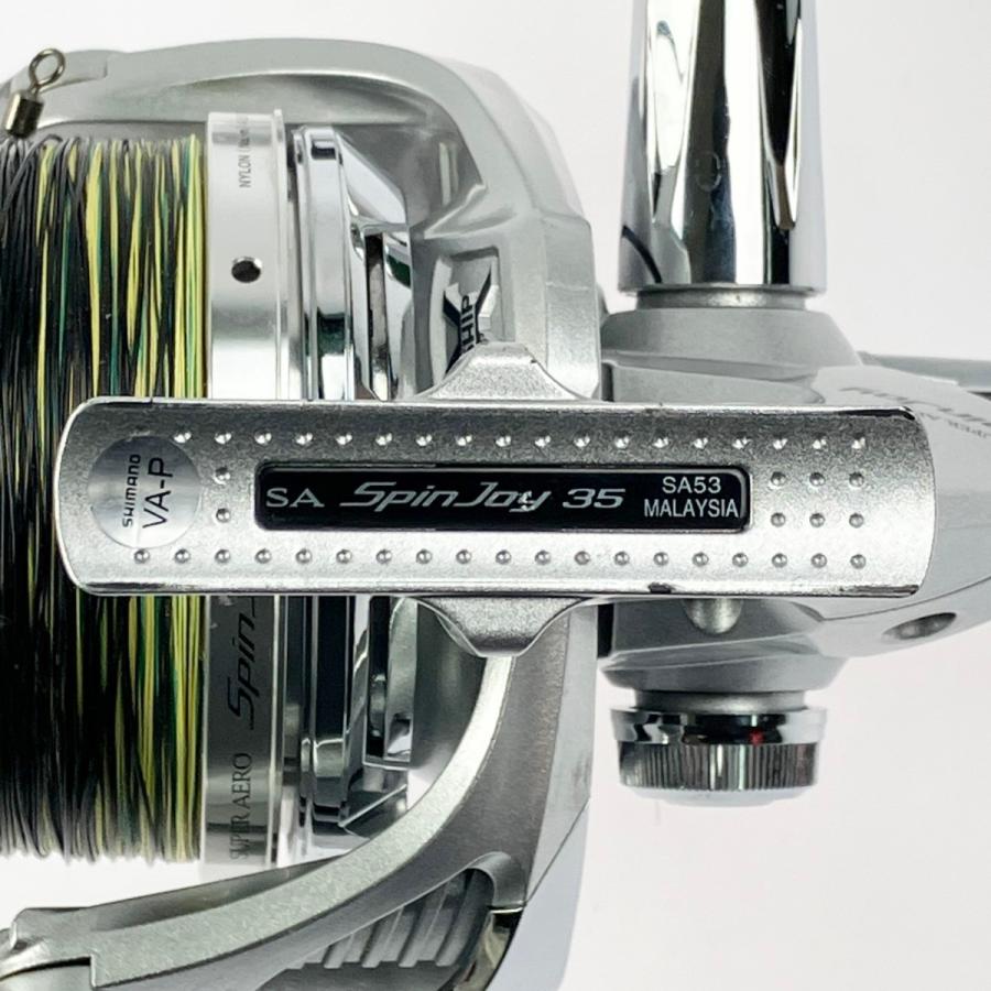 SHIMANO シマノ 14スーパーエアロ スピンジョイ 35 SA53 右ハンドル やや傷や汚れありの画像