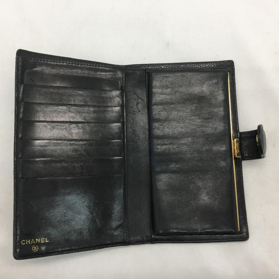 ▽▽ CHANEL シャネル レディース 二つ折り財布 ココマーク キャビア