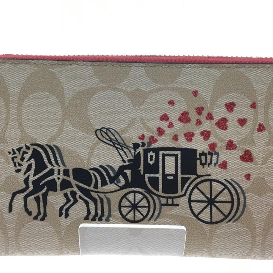 ▼▼COACH コーチ レディース長財布 シグネチャー ホース キャリッジハート  91571 COACH（コーチ） ▽▽ レディース長財布 シグネチャー ホース