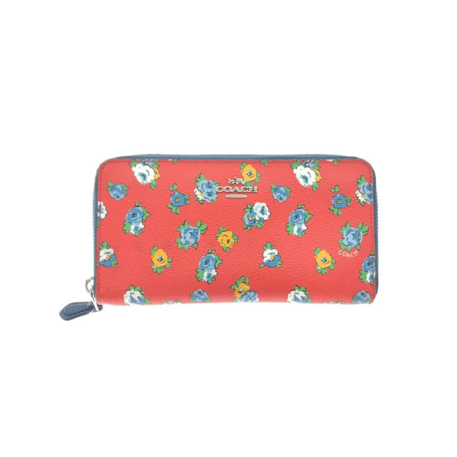 よっちゃん様 COACH ティーローズ レザー ラウンドファスナー 長財布 COACH ▽▽ コーチ 長財布 ラウンドジップ ロングウォレット