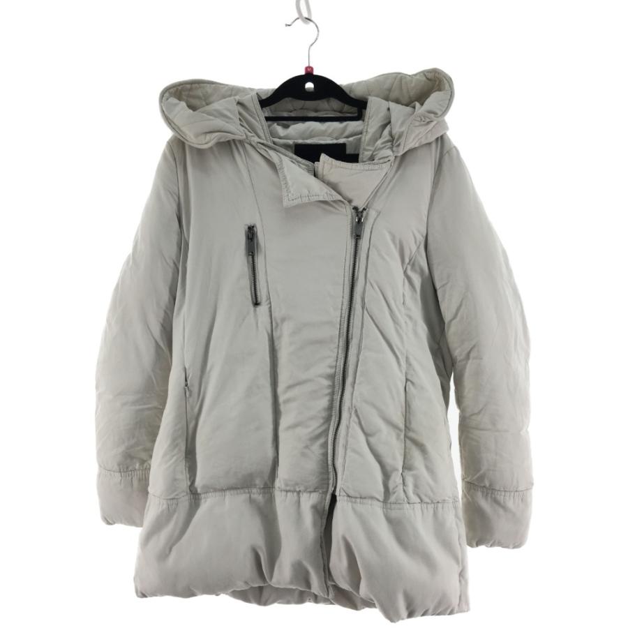 ZARA（ザラ） ▽▽ レディースダウンジャケット 汚れあり アイボリー