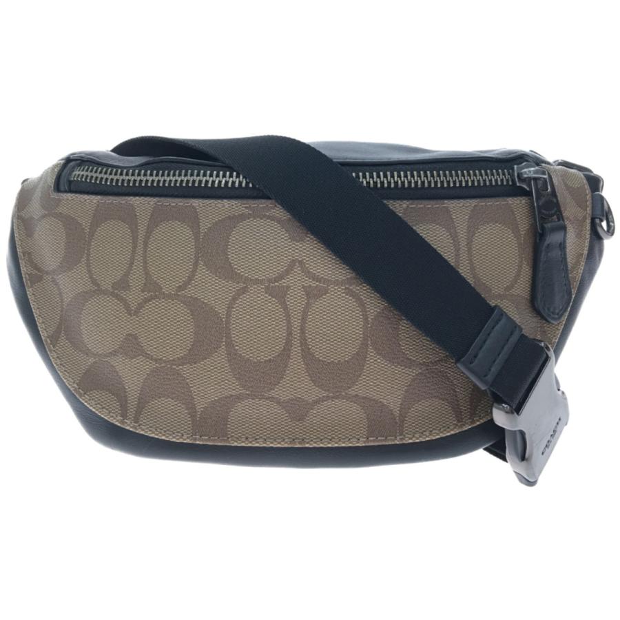 ▽▽ COACH コーチ メンズ ウエストポーチ ヒップバッグ シグネチャー 