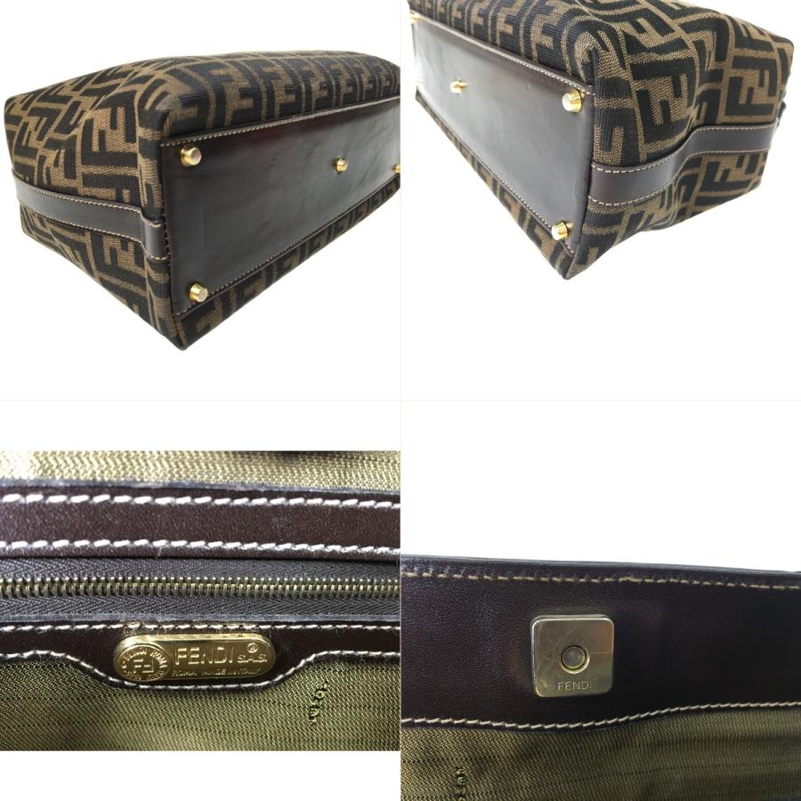 FENDI（フェンディ） ▽▽ ズッカ柄 2WAYトートバッグ キャンバス