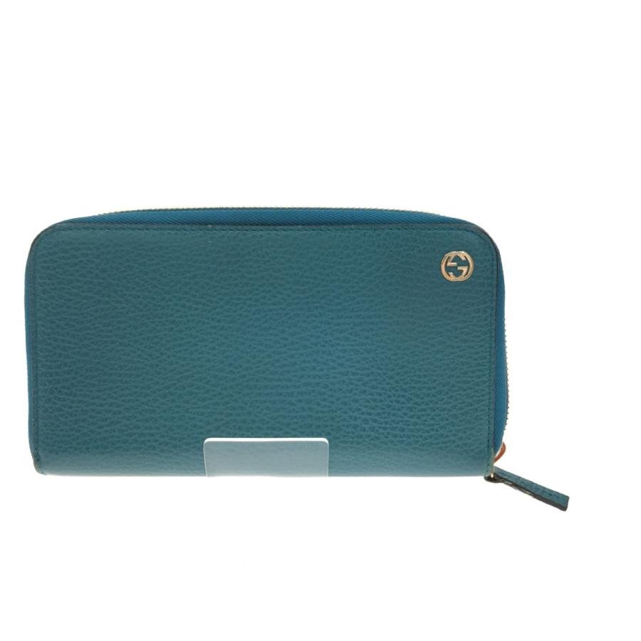 GUCCI（グッチ） ▽▽ アウトレット ラウンドジップ 長財布 インター