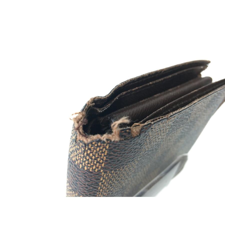 LOUIS VUITTON（ルイ・ヴィトン） ▽▽ 二つ折り財布 ダミエ