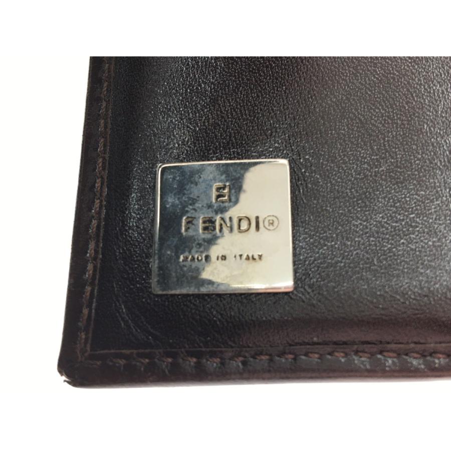 FENDI（フェンディ） ▽▽ レディース 二つ折り財布 ズッカ Wホック