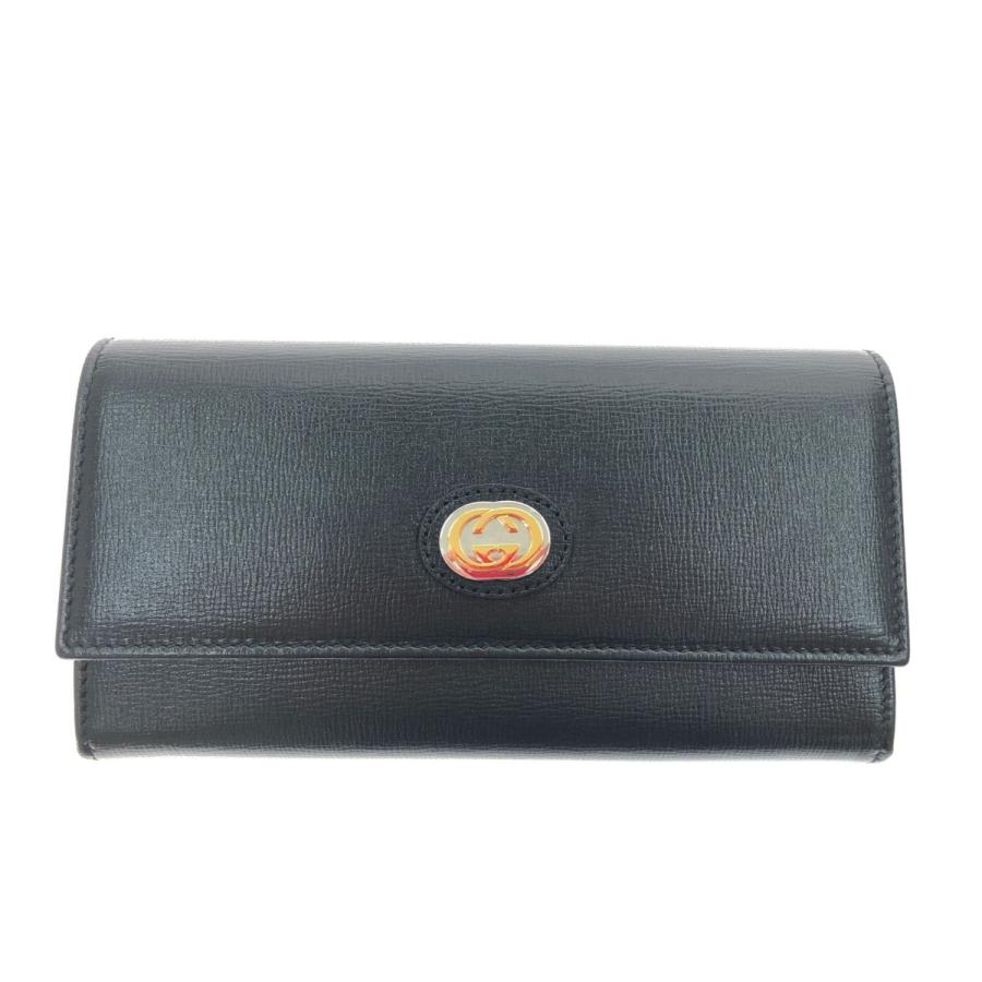 GUCCI（グッチ） ▽▽ レディース 長財布 インターロッキングG 