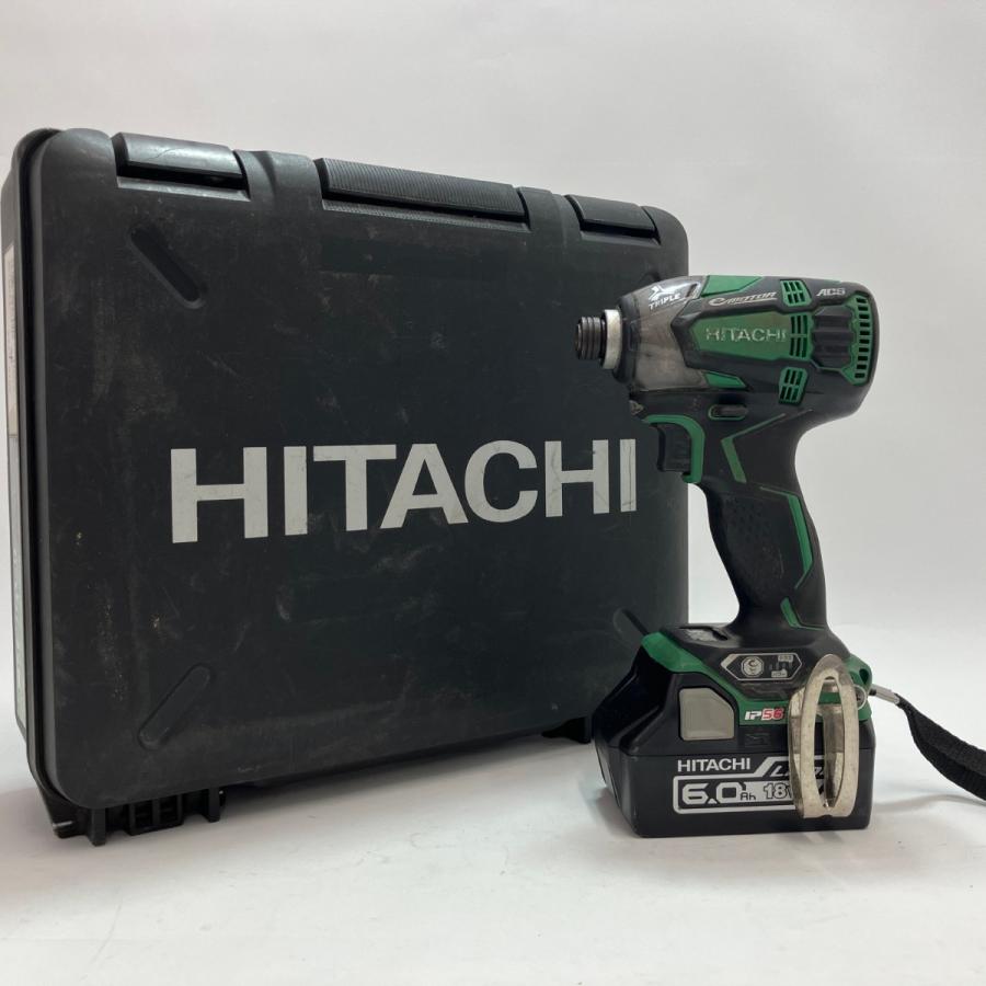 HiKOKI ハイコーキ インパクトドライバ WH18DDL2 充電器・充電池2個 