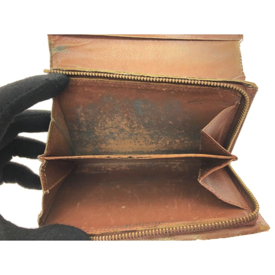 ルイヴィトン M61730 二つ折り財布 ブラウン  LOUIS VUITTON ポルトモネビエ・トレゾール モノグラム LOUIS VUITTON 二つ折り財布 ポルトモネ ビエ トレゾール モノグラム