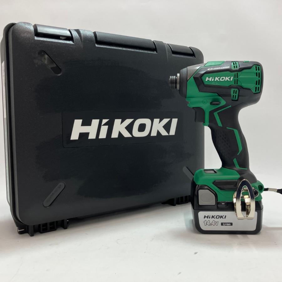 HiKOKI ハイコーキ インパクトドライバ WH14DB 充電器・充電池2個 