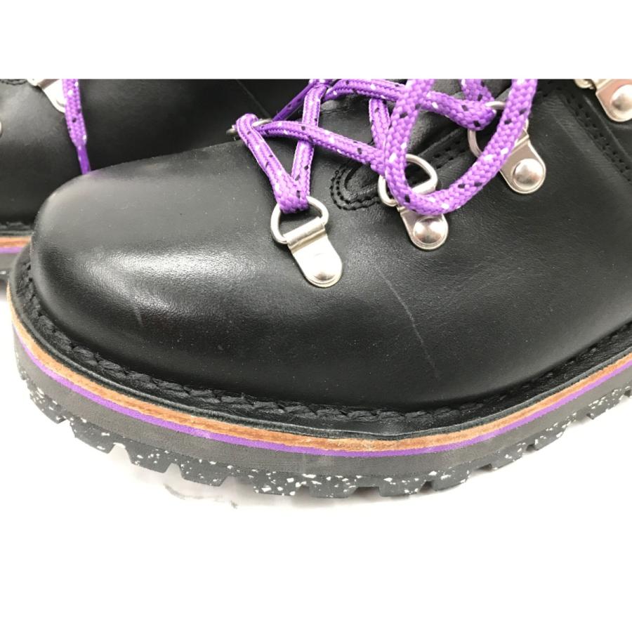 Paul Smith ▽▽ ポールスミス レザーブーツ ブラック×パープル