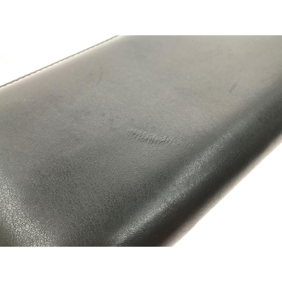 GUCCI（グッチ） ▽▽ ブレードロゴ 長財布 597677 ブラック やや傷や