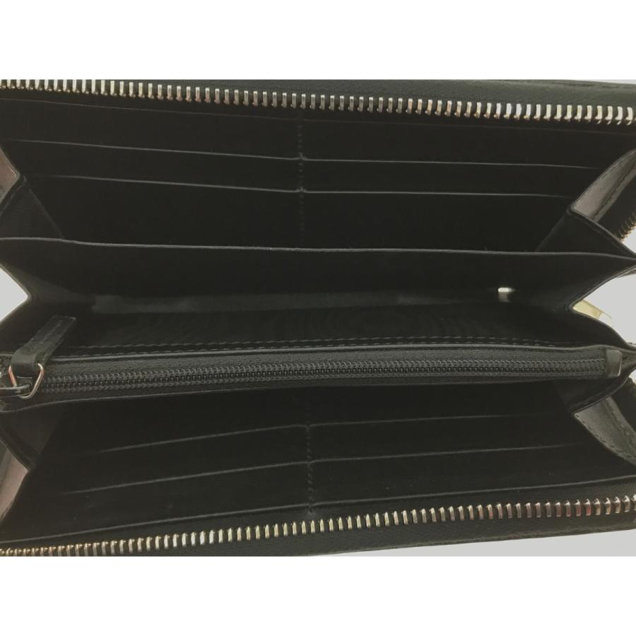 GUCCI（グッチ） ▽▽ ブレードロゴ 長財布 597677 ブラック やや傷や