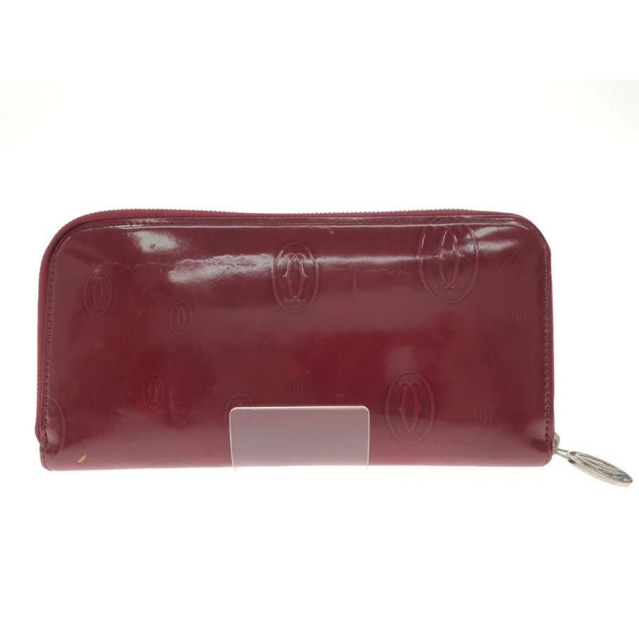 Cartier（カルティエ） ▽▽ レディース 長財布 ラウンドファスナー 