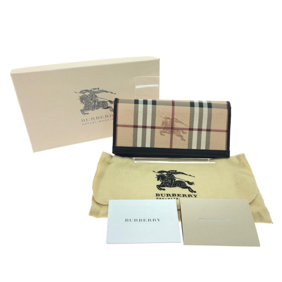 BURBERRY ▽▽ バーバリー ユニセックス 二つ折り長財布 ノバチェック 