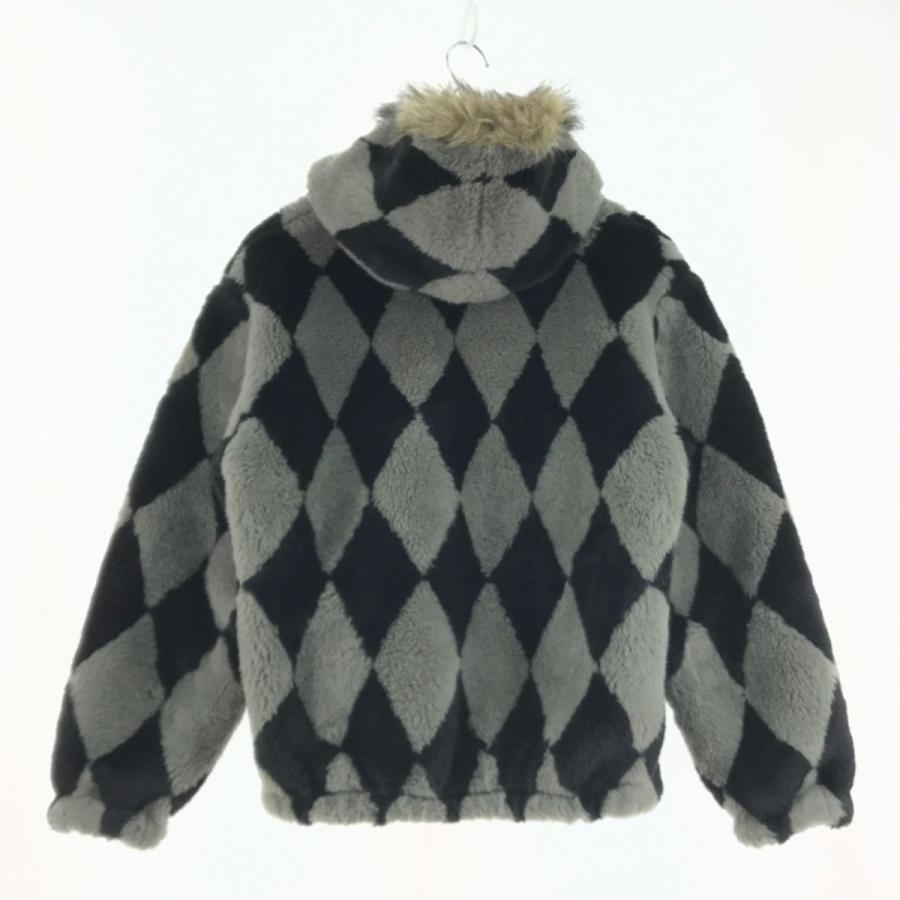 Supreme ▽▽ シュプリーム ダイヤモンド Fur Jacket SIZE S グレー  