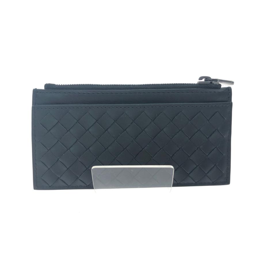 ▽▽ BOTTEGA VENETA カードケース コインケース スマートウォレット フラグメントケース 566430 V4651 1000 ブラック  目立った傷や汚れなし ボッテガヴェネタ (ボッテガ・ヴェネタ) コインケース（小銭入れ）/クレジットカードケース 財布 メンズ イントレチャート ...