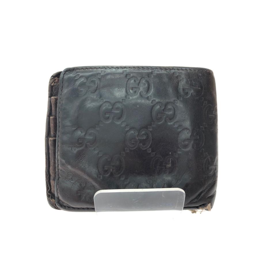 レ*️様 GUCCI 二つ折り財布 146223 グッチシマ ブラック 箱付き レ*️様 GUCCI 二つ折り財布 146223 グッチシマ ブラック 箱付き