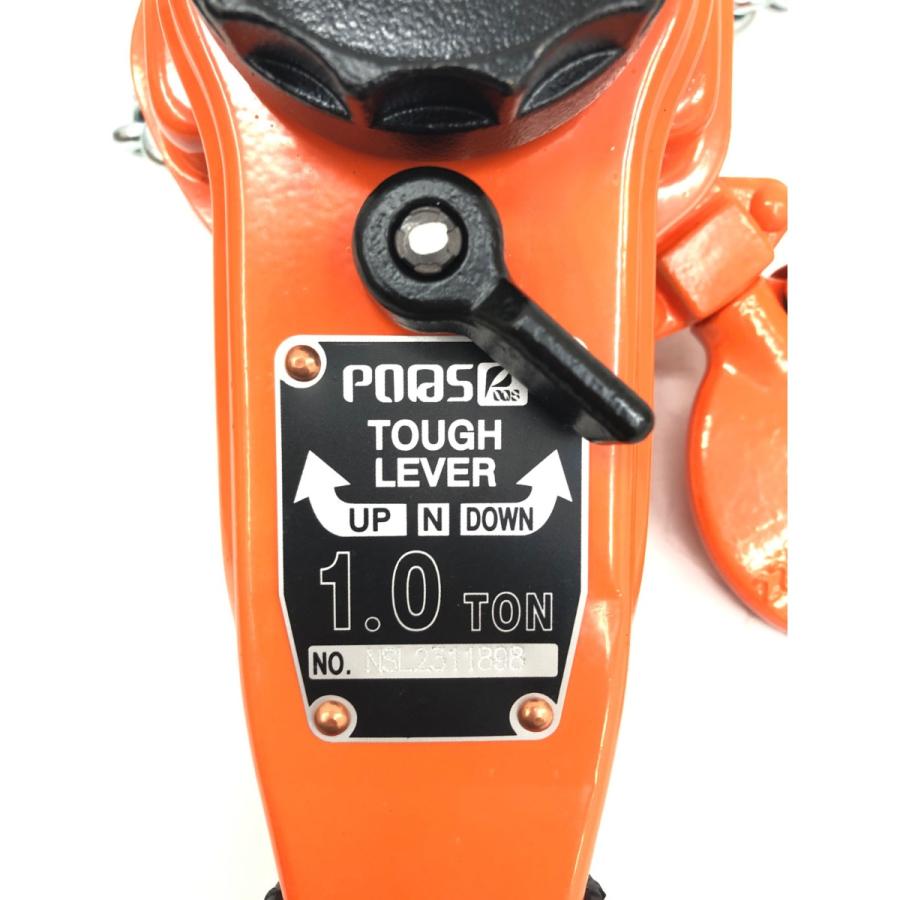 ▽▽ 日野トレーディング タフレバー レバーブロック 1.0t NSLB-10  