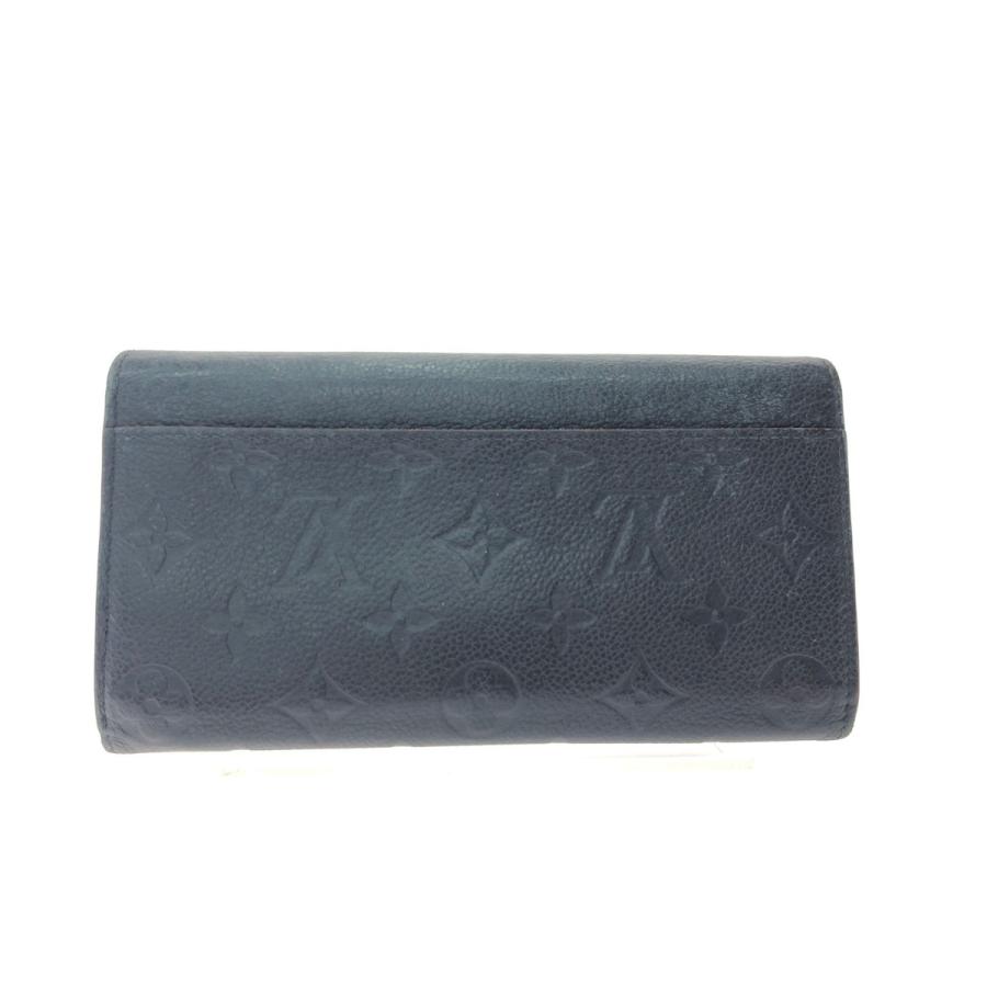 美品　箱　ルイヴィトン　M62125　アンプラント　長財布　ネイビー　折り財布 LOUIS VUITTON（ルイ・ヴィトン） 長財布 アンプラント ポルトフォイユ