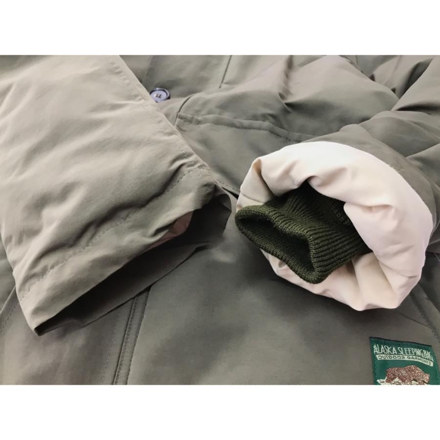 ▼▼ALASKA SLEEPING BAG ダウンジャケット SIZE M メンズ オリーブ ▽▽ ALASKA SLEEPING BAG ダウンジャケット SIZE M メンズ オリーブ