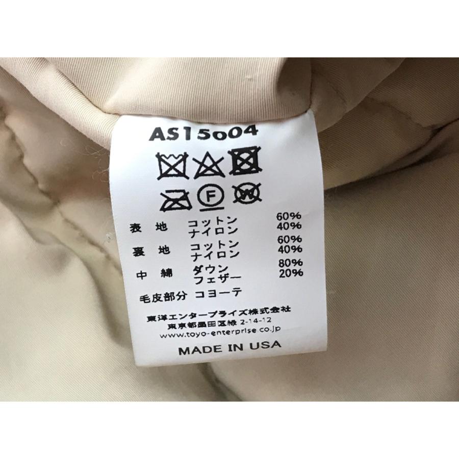 ▽▽ ALASKA SLEEPING BAG ダウンジャケット SIZE M メンズ オリーブ