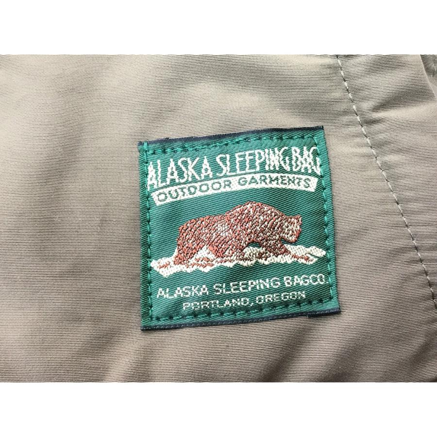 ▽▽ ALASKA SLEEPING BAG ダウンジャケット SIZE M メンズ オリーブ